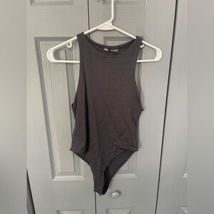Zara Black Sleeveless Bodysuit